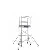 Steel mobile scaffold tower ROLLY MINI - special for indoor works in cluttered spaces.