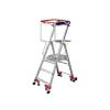 Individual working platform WHEELYS 3 -extremely easy to move in the open position thanks to 4 pivoting casters